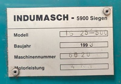 Indumasch IS 25-500 - Stanzmaschine