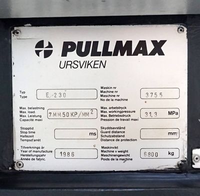 Pullmax E-230 - Hydraulische Tafelschere