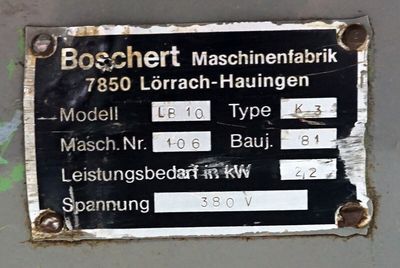 Boschert LB 10 - Ausklinkmaschine